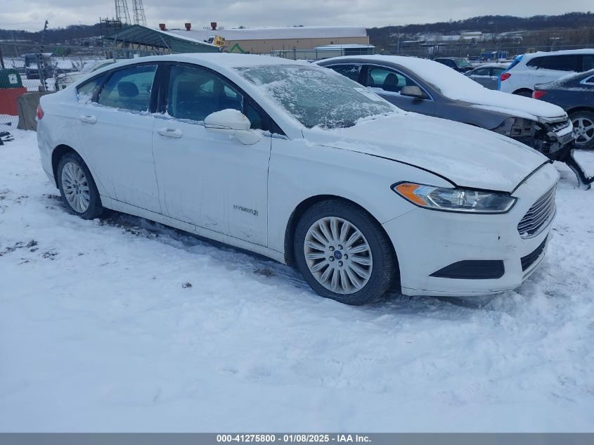 VIN 3FA6P0LU7FR228144 2015 Ford Fusion, Hybrid SE no.1