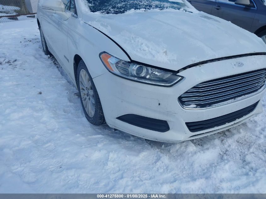 VIN 3FA6P0LU7FR228144 2015 Ford Fusion, Hybrid SE no.6