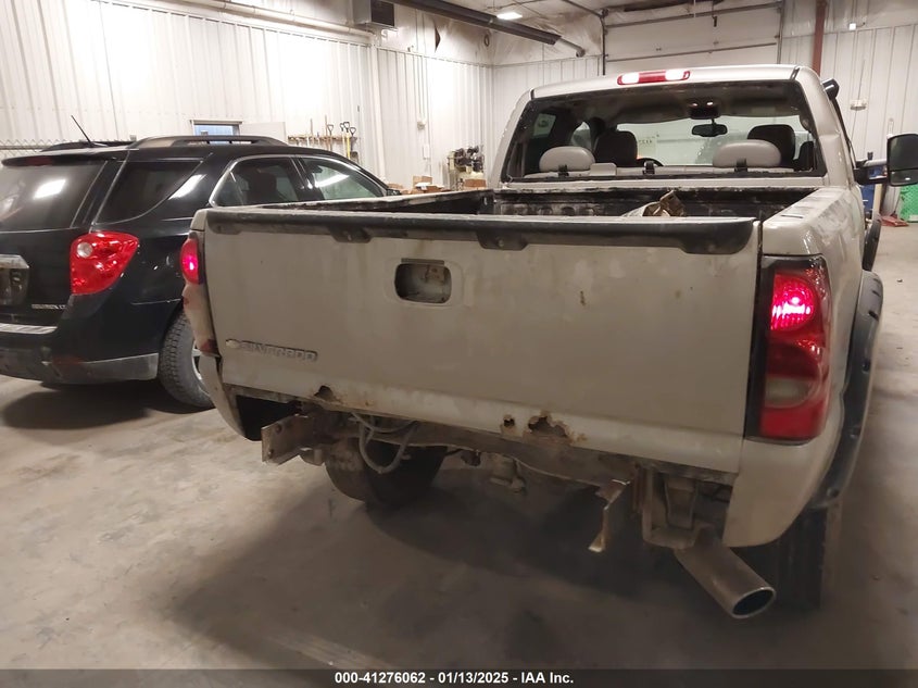 2006 CHEVROLET SILVERADO 2500HD VIN: 1GCHK29D16E207619