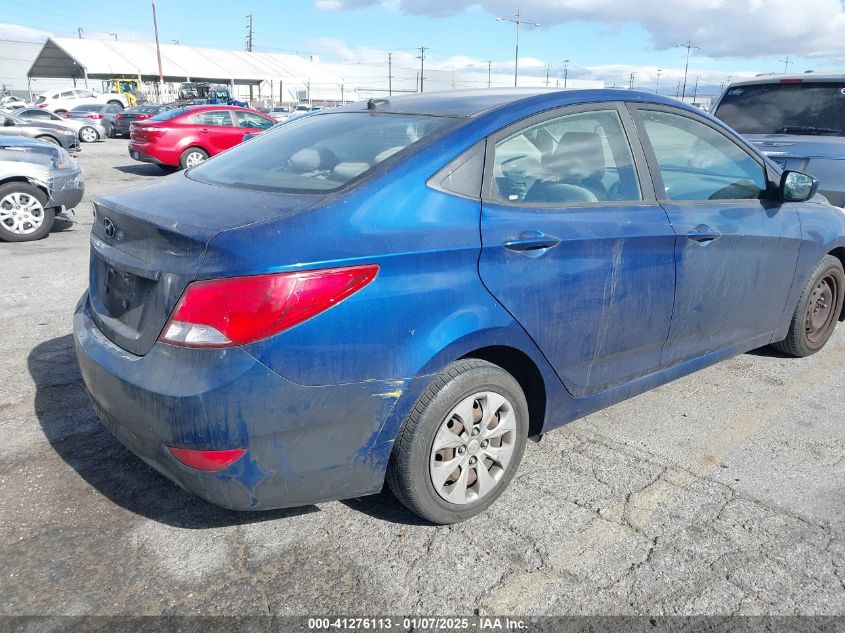 VIN KMHCT4AE9HU288042 2017 Hyundai Accent, SE no.4