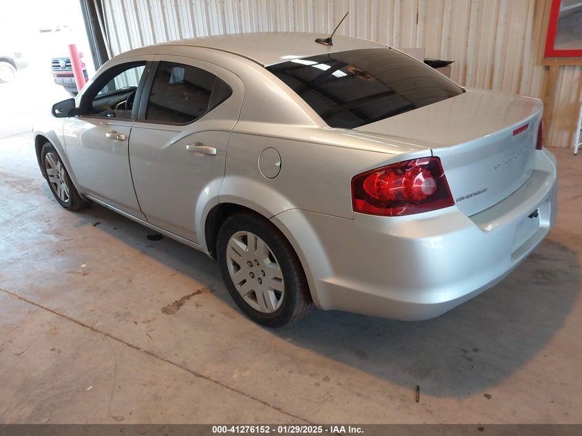 Vin: 1c3cdzab1cn132802, lot: 41766503, dodge avenger se 20123