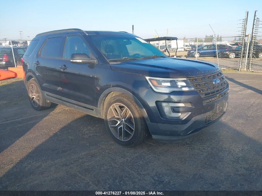 VIN 1FM5K8GT4HGA12763 2017 Ford Explorer, Sport no.1