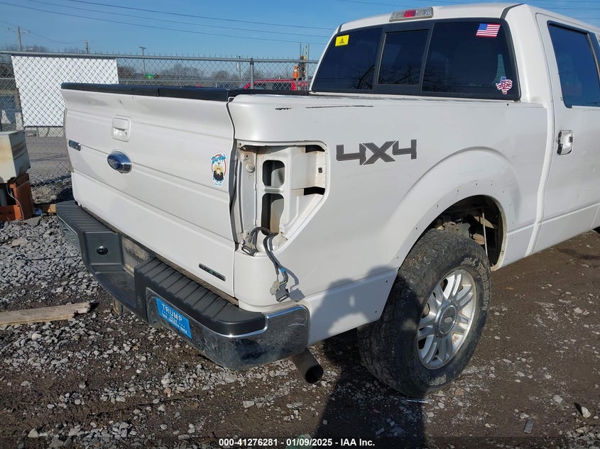 2013 FORD F-150 LARIAT - 1FTFW1EFXDKD23784