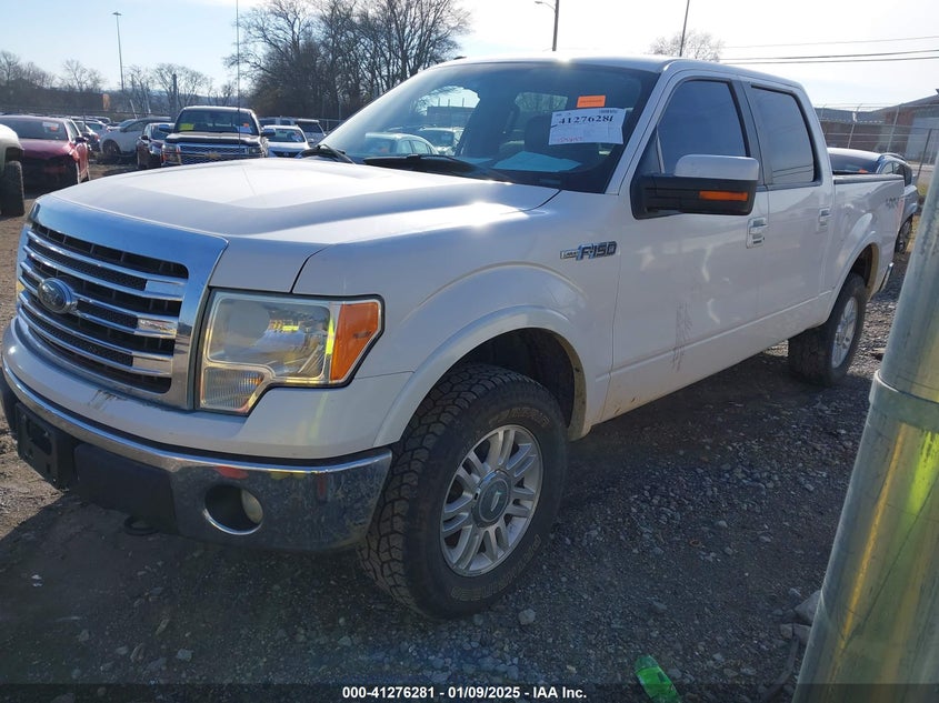 2013 FORD F-150 LARIAT - 1FTFW1EFXDKD23784