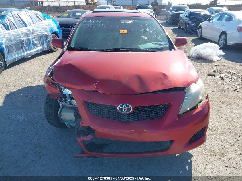2009 TOYOTA COROLLA VIN: 1NXBU40E19Z020517