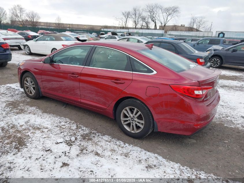 VIN 5NPE24AF7GH288641 2016 Hyundai Sonata, SE no.3