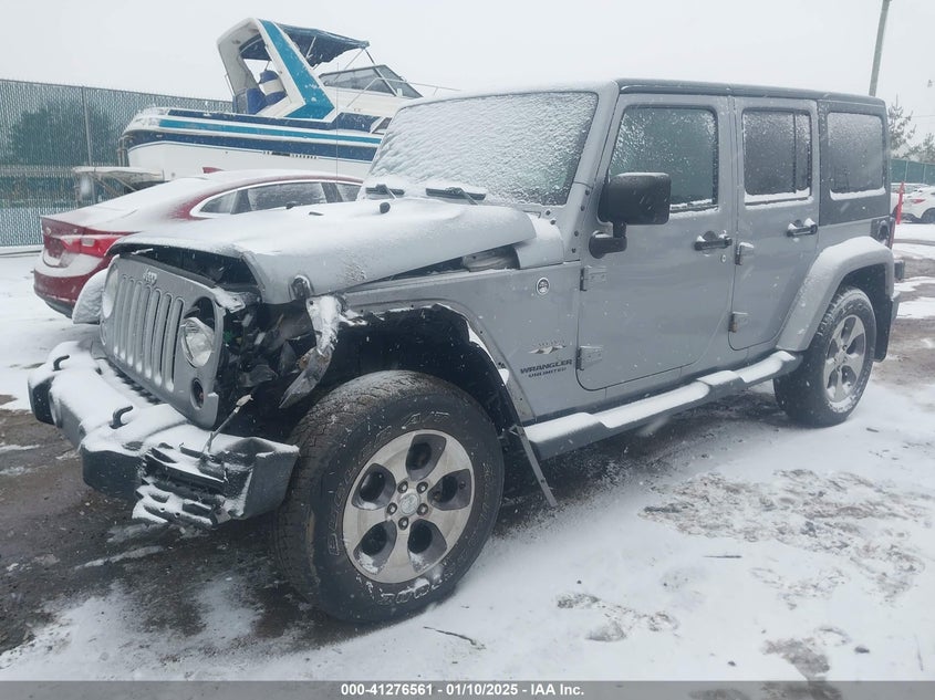 2016 JEEP WRANGLER UNLIMITED SAHARA - 1C4BJWEG0GL158586