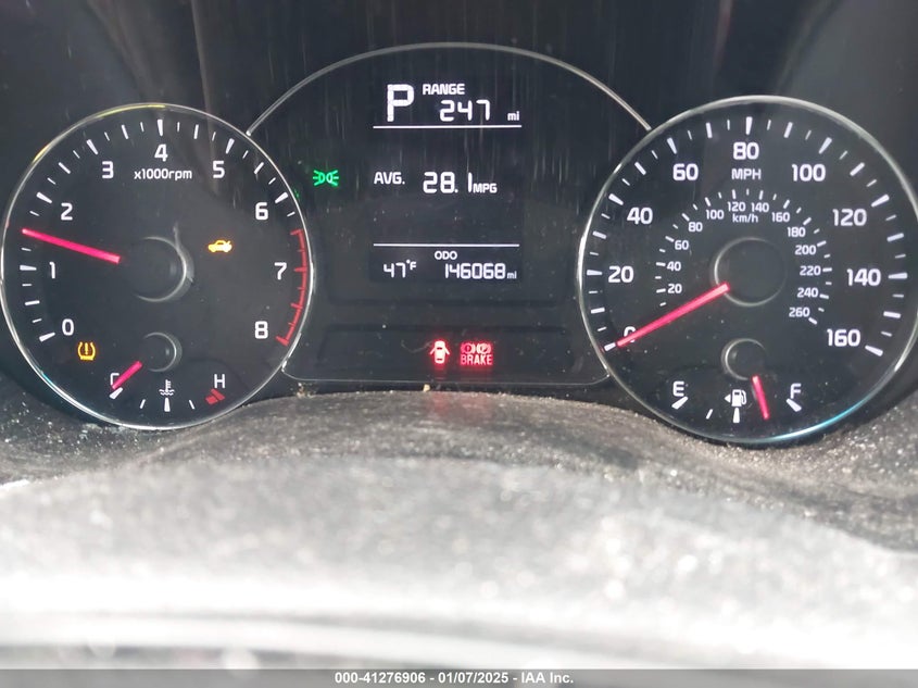 2017 KIA FORTE VIN: 3KPFK4A73HE160576
