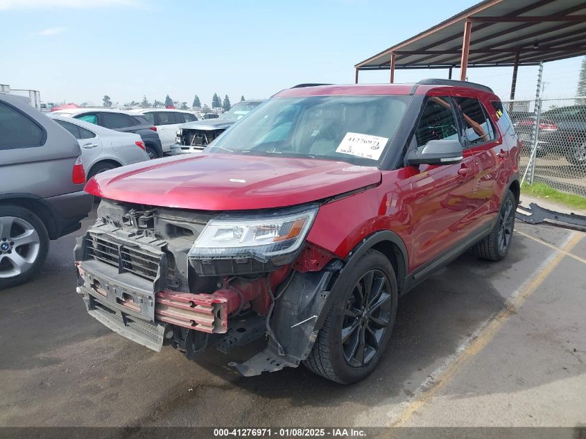 VIN 1FM5K7D83HGD56370 2017 Ford Explorer, Xlt no.2