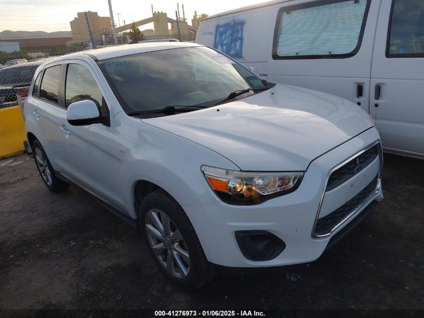 VIN 4A4AP3AU0EE016656 2014 MITSUBISHI OUTLANDER SPORT no.1