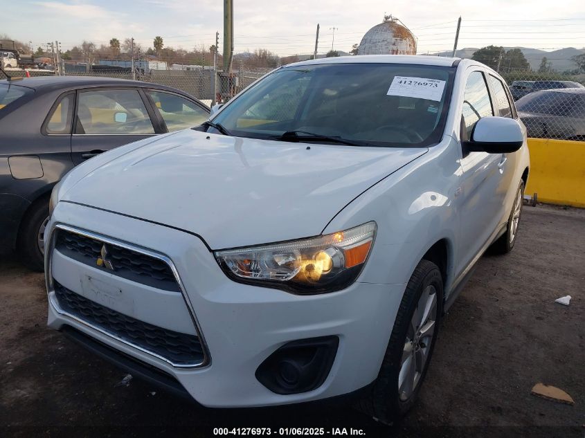 VIN 4A4AP3AU0EE016656 2014 MITSUBISHI OUTLANDER SPORT no.2