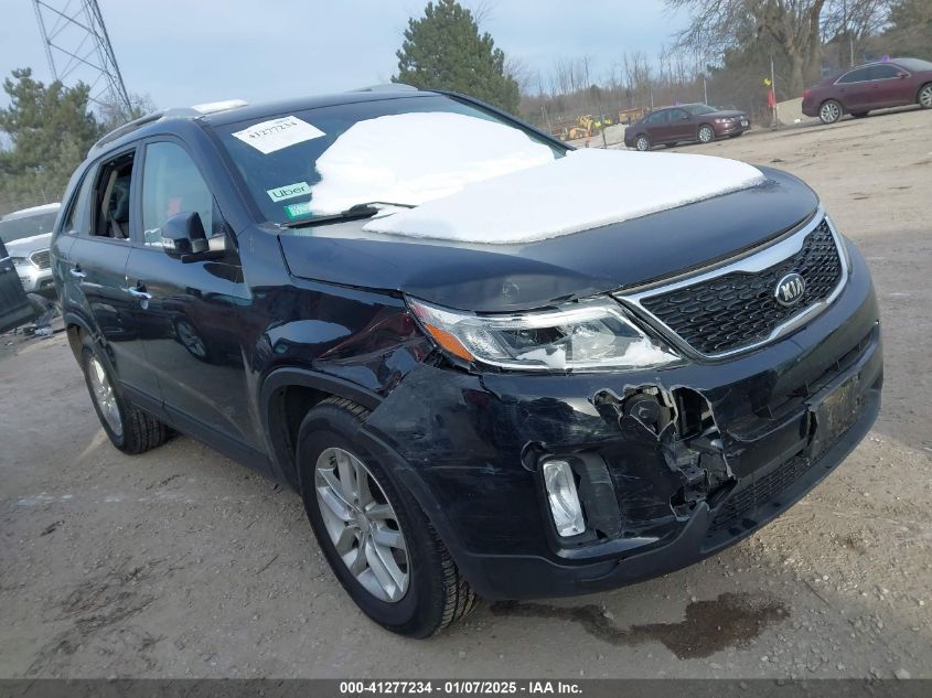 VIN 5XYKT3A61FG646736 2015 KIA SORENTO no.1