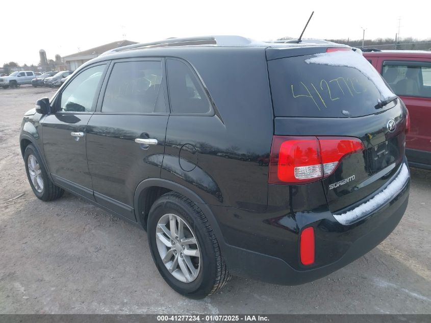 VIN 5XYKT3A61FG646736 2015 KIA SORENTO no.3