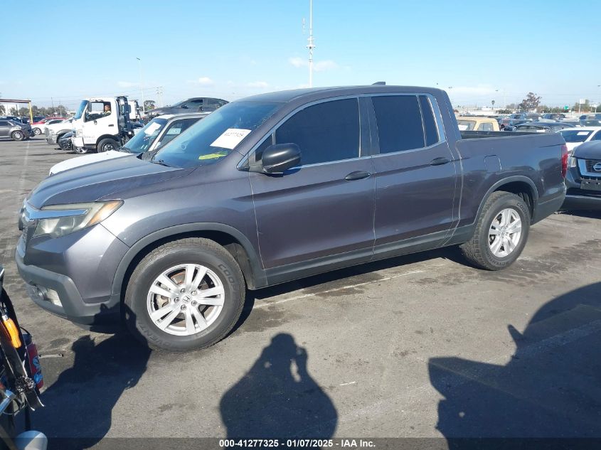 VIN 5FPYK2F23HB010124 2017 HONDA RIDGELINE no.2