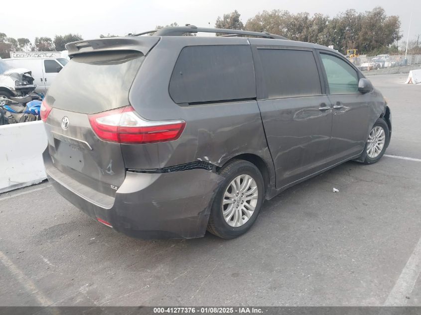 VIN 5TDYZ3DC5HS865344 2017 TOYOTA SIENNA no.4