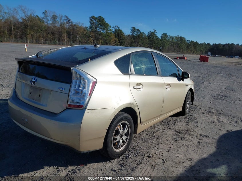 2010 TOYOTA PRIUS VIN: JTDKN3DU6A0209186