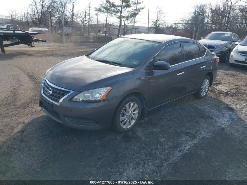 VIN 3N1AB7APXDL750617 2013 NISSAN SENTRA no.2