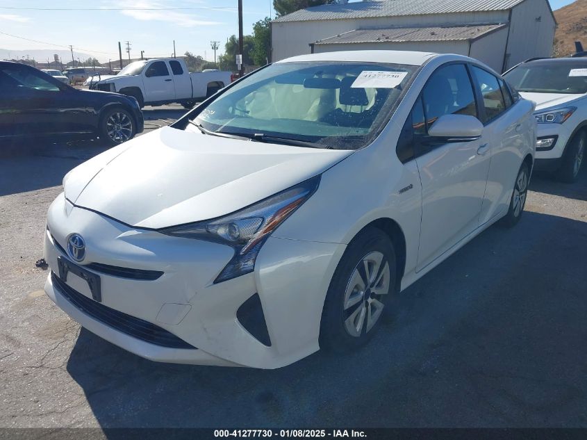 VIN JTDKBRFU0G3002373 2016 TOYOTA PRIUS no.2