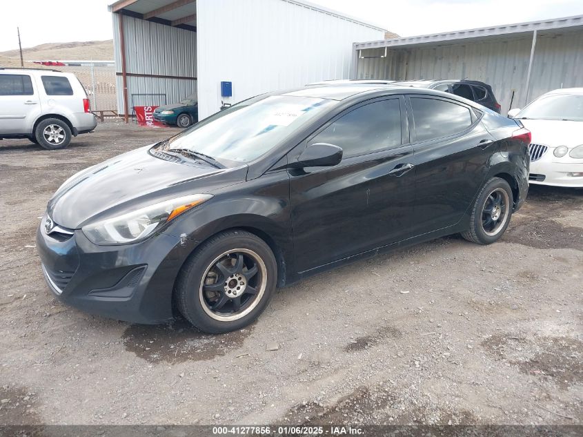 VIN 5NPDH4AE2GH709165 2016 HYUNDAI ELANTRA no.2