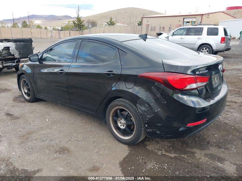 VIN 5NPDH4AE2GH709165 2016 HYUNDAI ELANTRA no.3