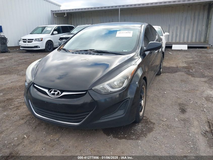 VIN 5NPDH4AE2GH709165 2016 HYUNDAI ELANTRA no.6