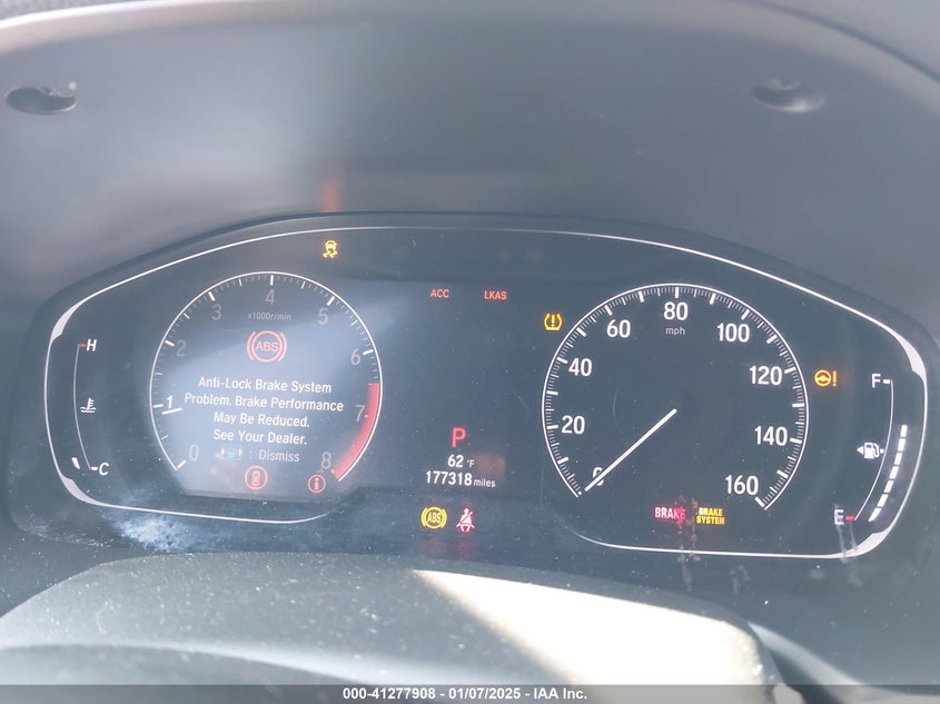 2018 HONDA ACCORD VIN: 1HGCV1F3XJA269058