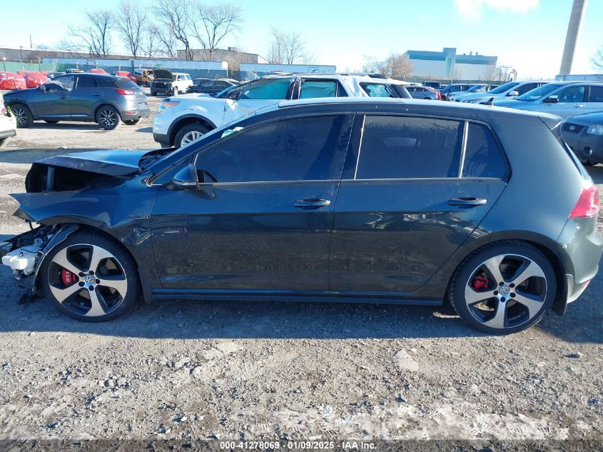 2016 Volkswagen Golf Gti Autobahn W/Performance Package 4-Door/S W/Performance Package 4-Door/Se W/Performance Package 4-Door VIN: 3VW447AU1GM066707 Lot: 41278069