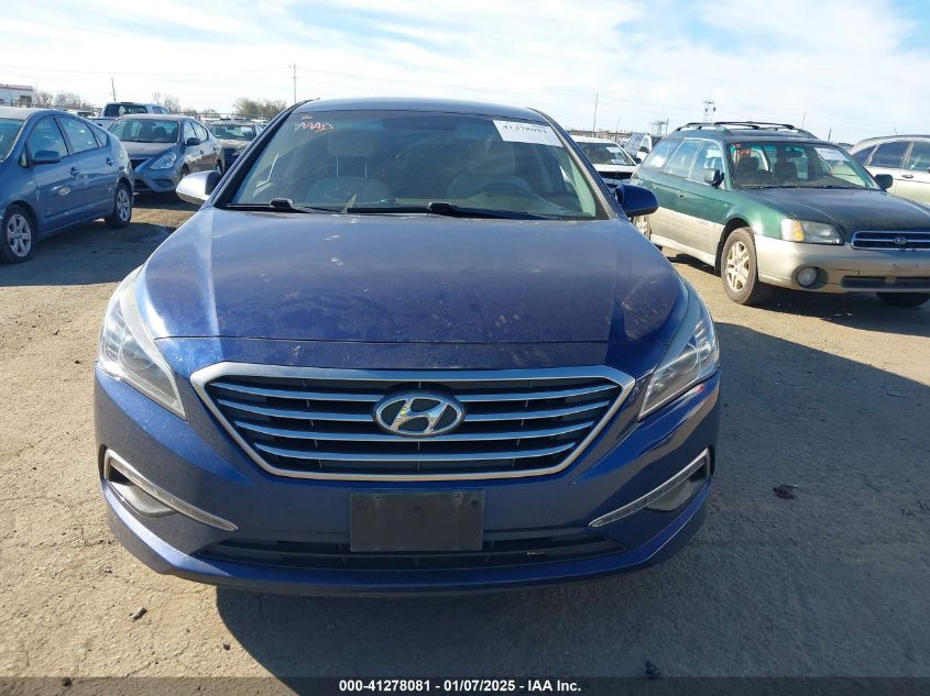 VIN 5NPE24AFXFH017443 2015 Hyundai Sonata, SE no.12