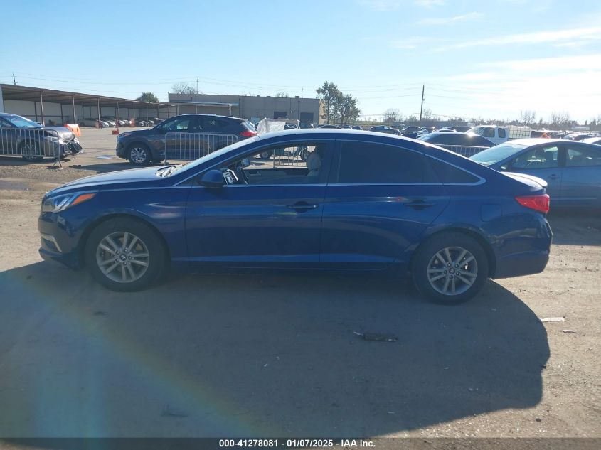 VIN 5NPE24AFXFH017443 2015 Hyundai Sonata, SE no.14