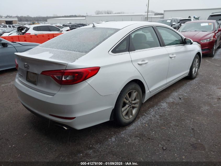 VIN 5NPE24AF1FH241961 2015 Hyundai Sonata, SE no.4