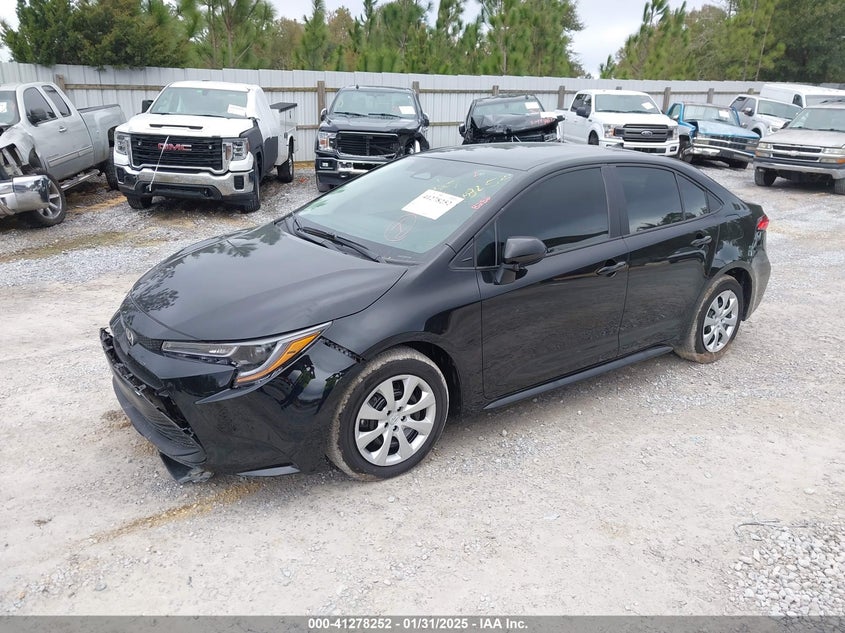 Vin: 5yfb4mde6sp250765, lot: 41768603, toyota corolla le 20252