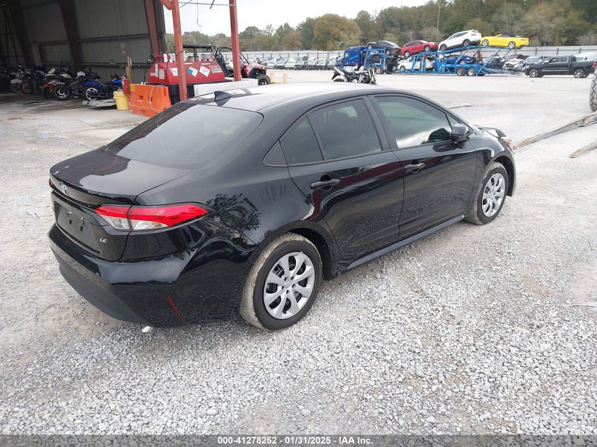Vin: 5yfb4mde6sp250765, lot: 41768603, toyota corolla le 20254