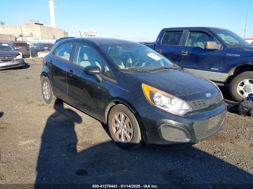 VIN KNADM5A30D6287710 2013 KIA RIO no.1