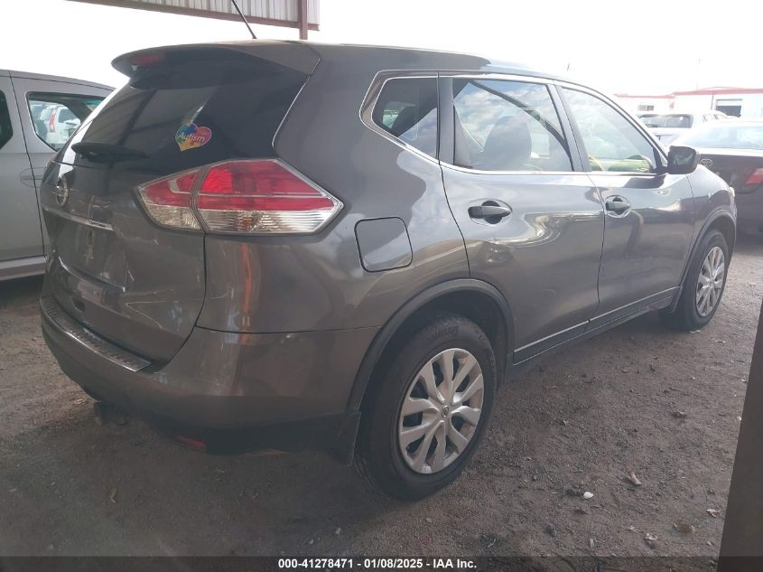 VIN JN8AT2MT5GW000521 2016 Nissan Rogue, S no.4