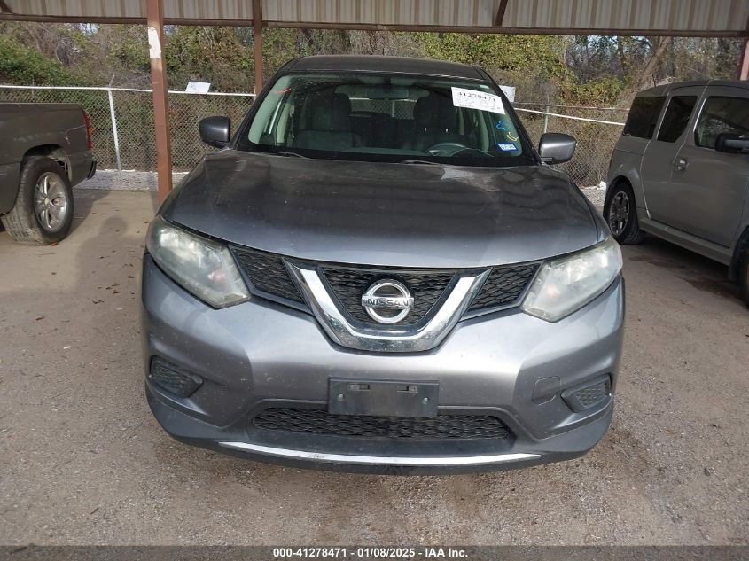 VIN JN8AT2MT5GW000521 2016 Nissan Rogue, S no.6