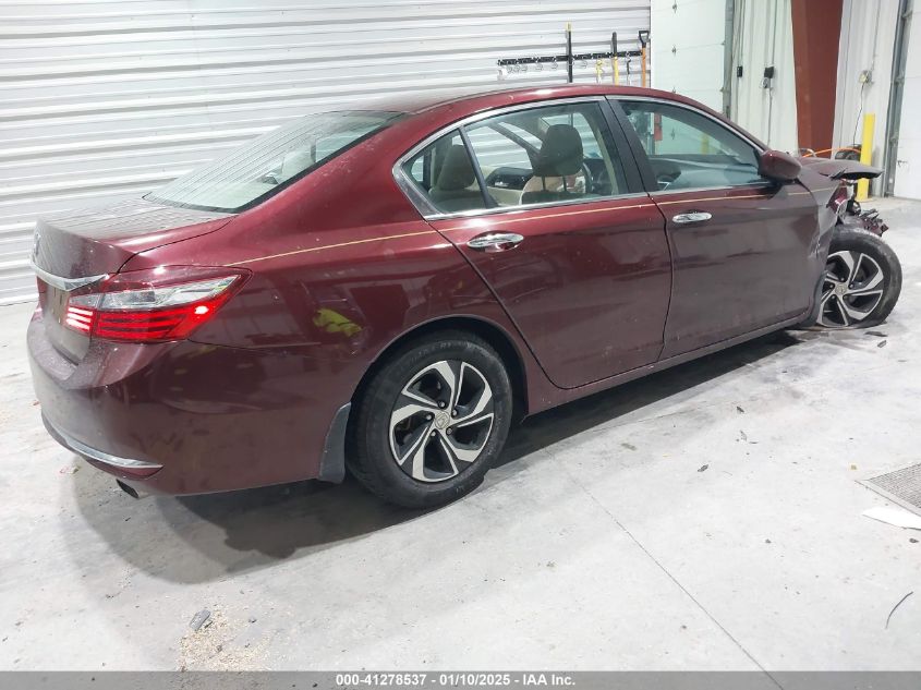 VIN 1HGCR2F30GA008153 2016 Honda Accord, LX no.4