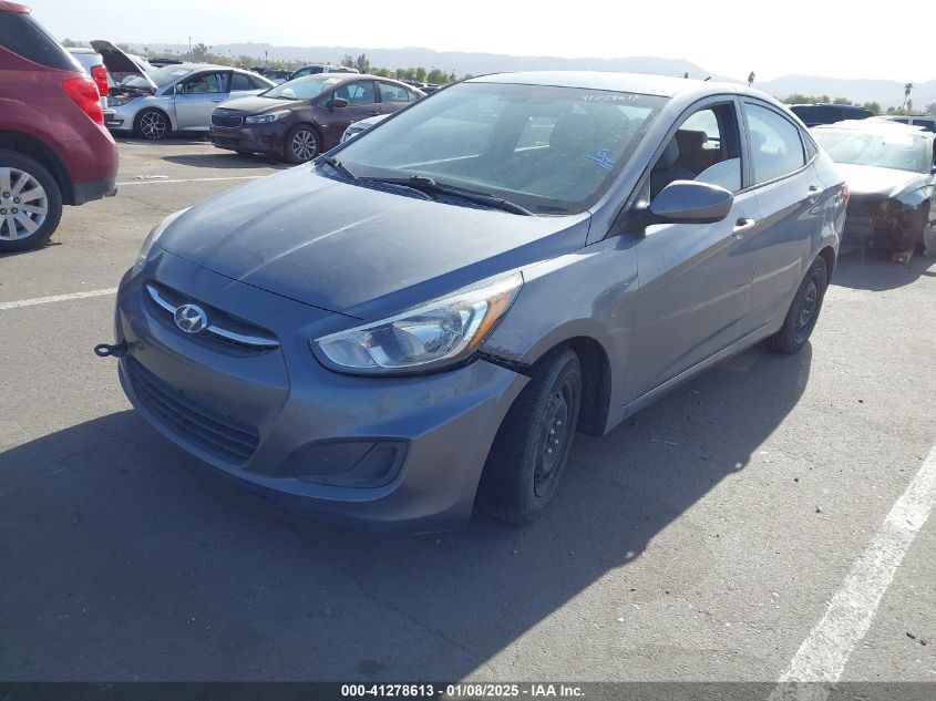 VIN KMHCT4AE4FU935184 2015 Hyundai Accent, Gls no.2