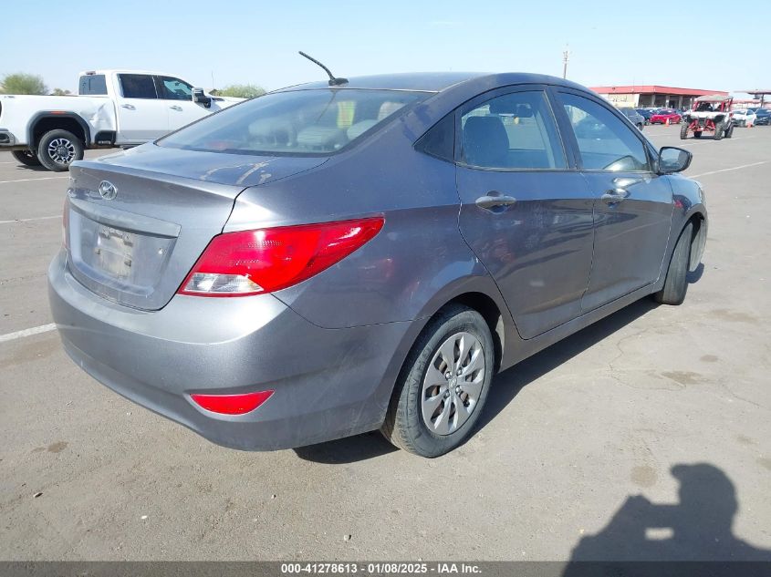 VIN KMHCT4AE4FU935184 2015 Hyundai Accent, Gls no.4