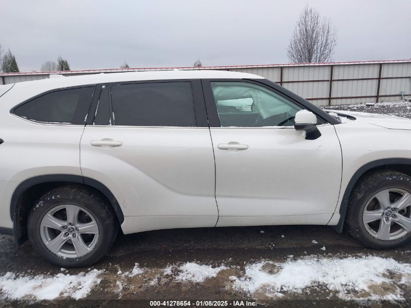 2021 TOYOTA HIGHLANDER LE - 5TDBZRBH7MS075982