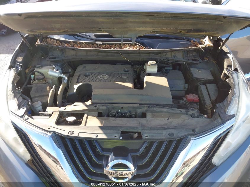 VIN 5N1AZ2MH3GN155043 2016 Nissan Murano, SV no.10