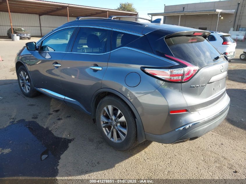 VIN 5N1AZ2MH3GN155043 2016 Nissan Murano, SV no.3