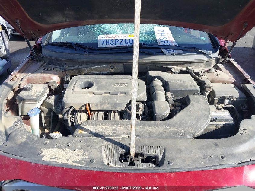 VIN 5NPE24AF6FH123033 2015 Hyundai Sonata, SE no.10