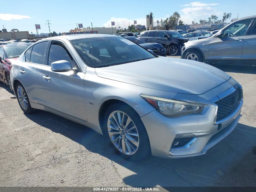 VIN JN1EV7AR5JM611068 2018 INFINITI Q50 no.1