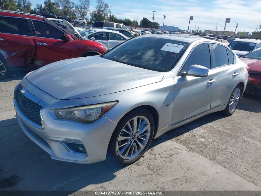 VIN JN1EV7AR5JM611068 2018 INFINITI Q50 no.2