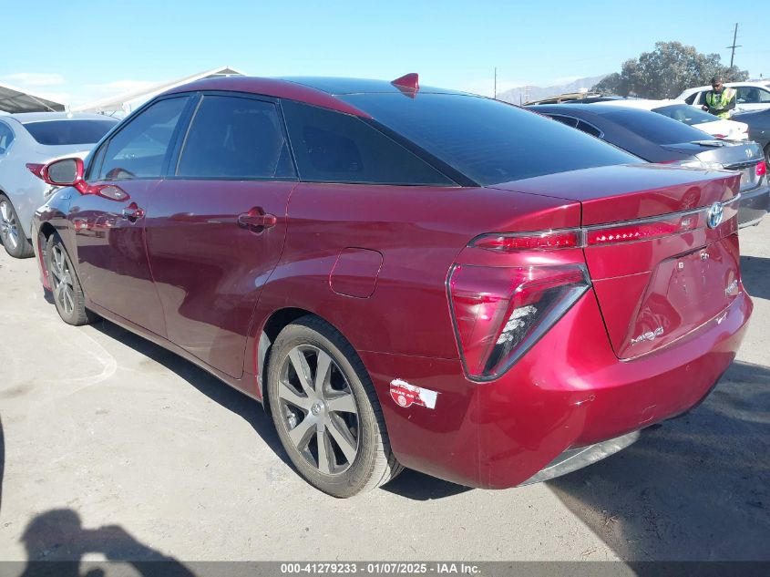 VIN JTDBVRBD2HA002871 2017 TOYOTA MIRAI no.3