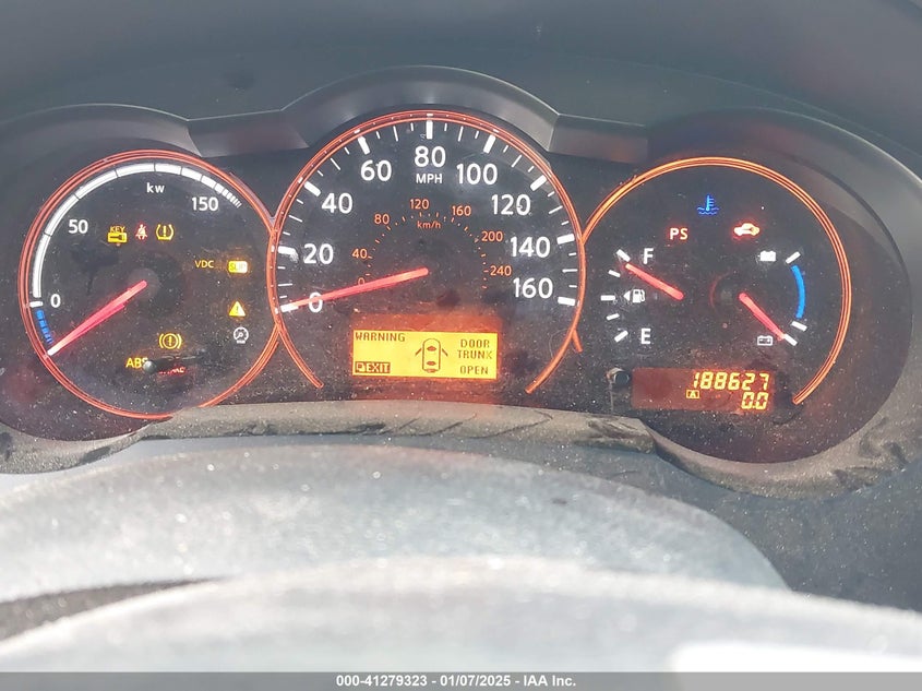 2008 NISSAN ALTIMA HYBRID VIN: 1N4CL21E28C208987