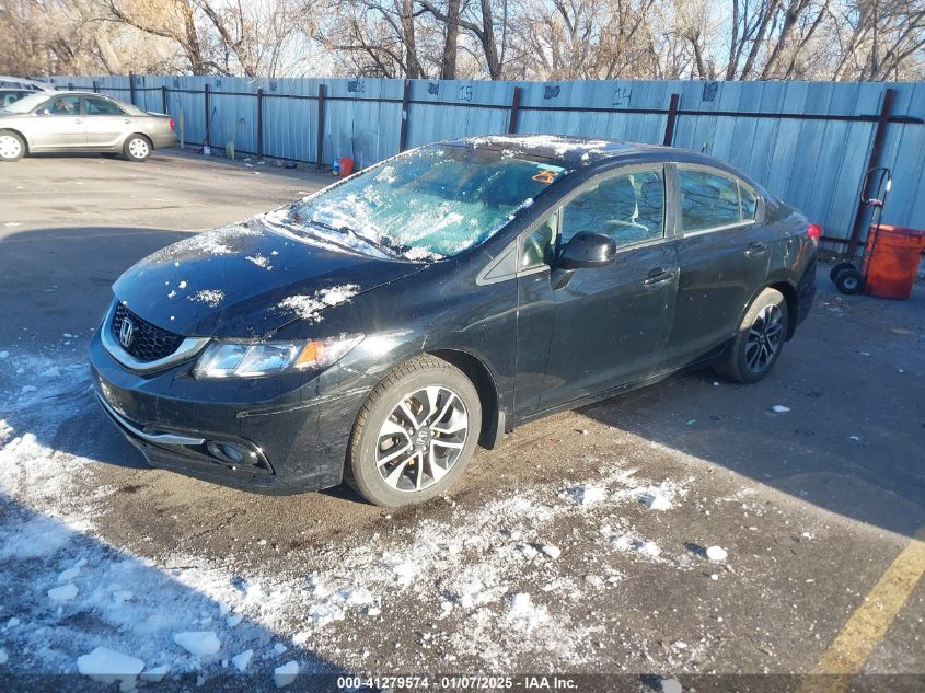 VIN 2HGFB2F82DH534360 2013 Honda Civic, EX no.2