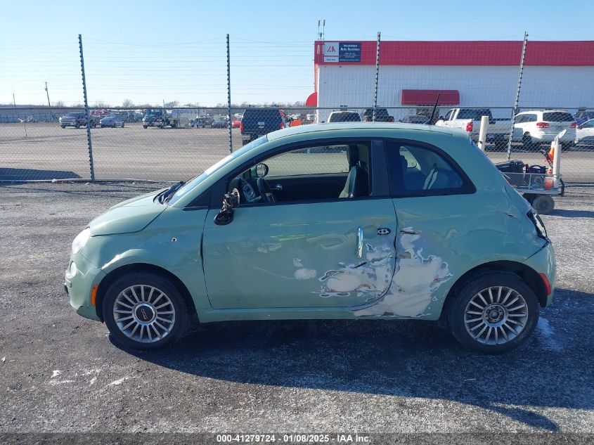 2012 Fiat 500 Pop VIN: 3C3CFFAR0CT319535 Lot: 41279724