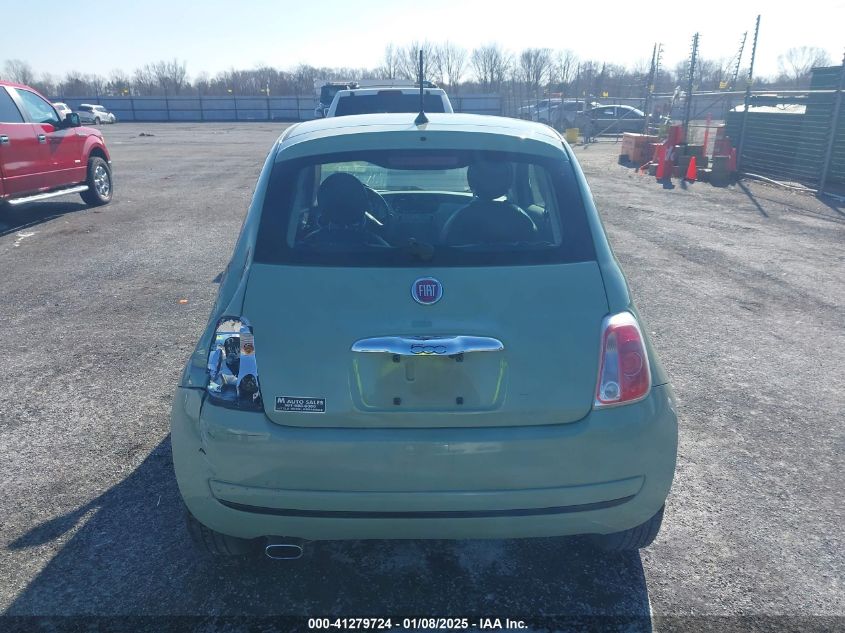 2012 Fiat 500 Pop VIN: 3C3CFFAR0CT319535 Lot: 41279724