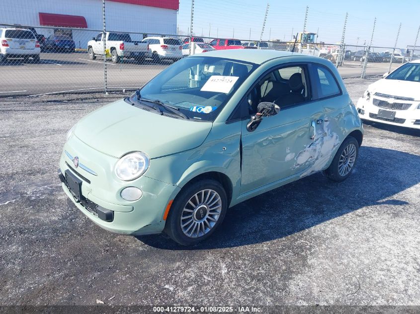 2012 Fiat 500 Pop VIN: 3C3CFFAR0CT319535 Lot: 41279724